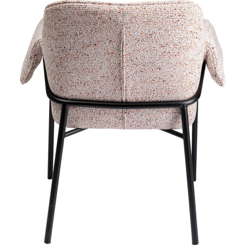 Chair with Armrest Bess Beige Flitter